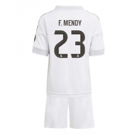 Dětské fotbalový komplet Real Madrid Ferland Mendy #23 Domácí košile 2025-26 Krátkým Rukávem